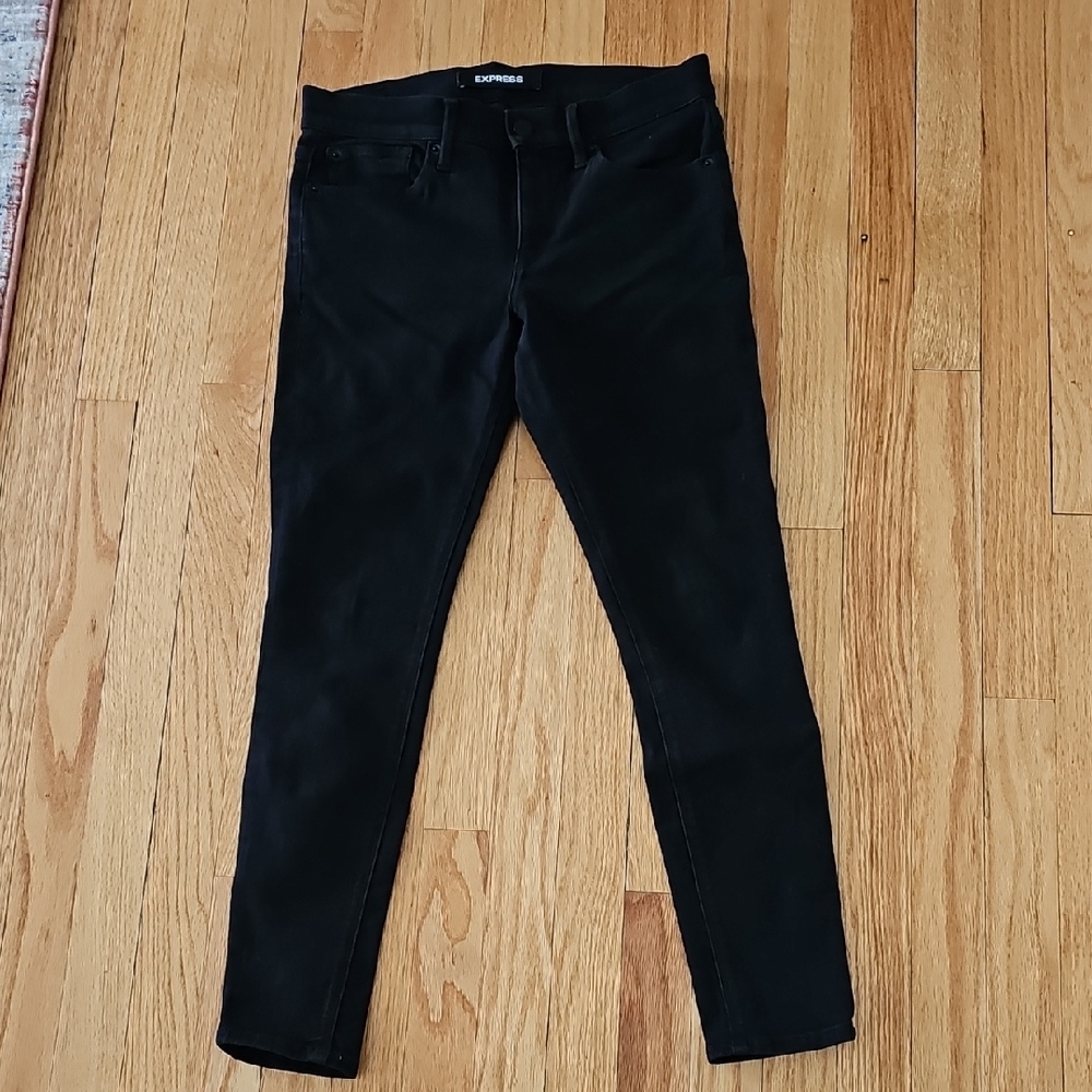 Express Black Skinny Jeans Classic Fit